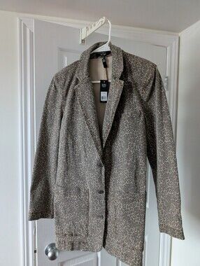 AFRM Women's Leopard Print Blazer - Small